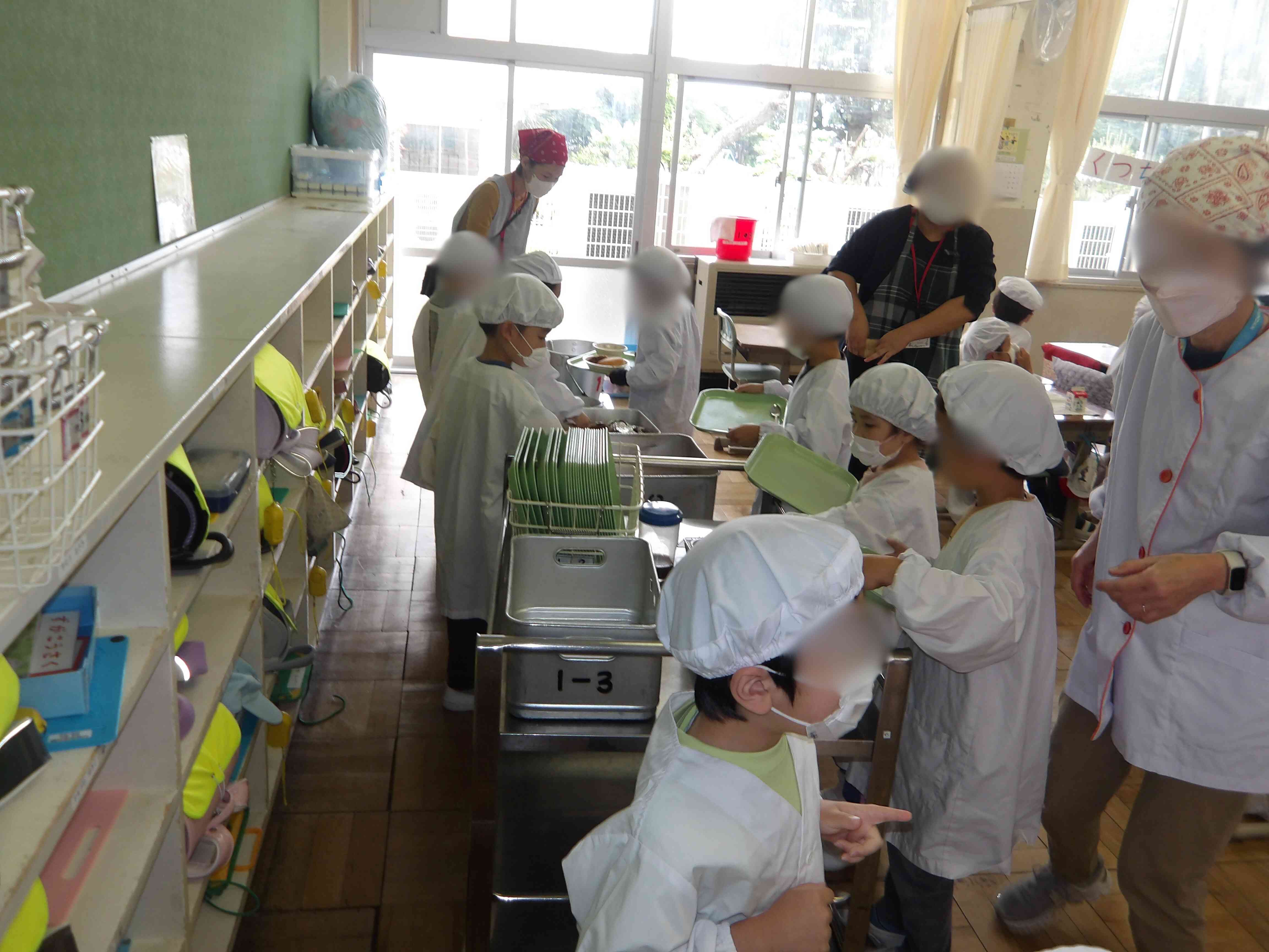 １年給食2